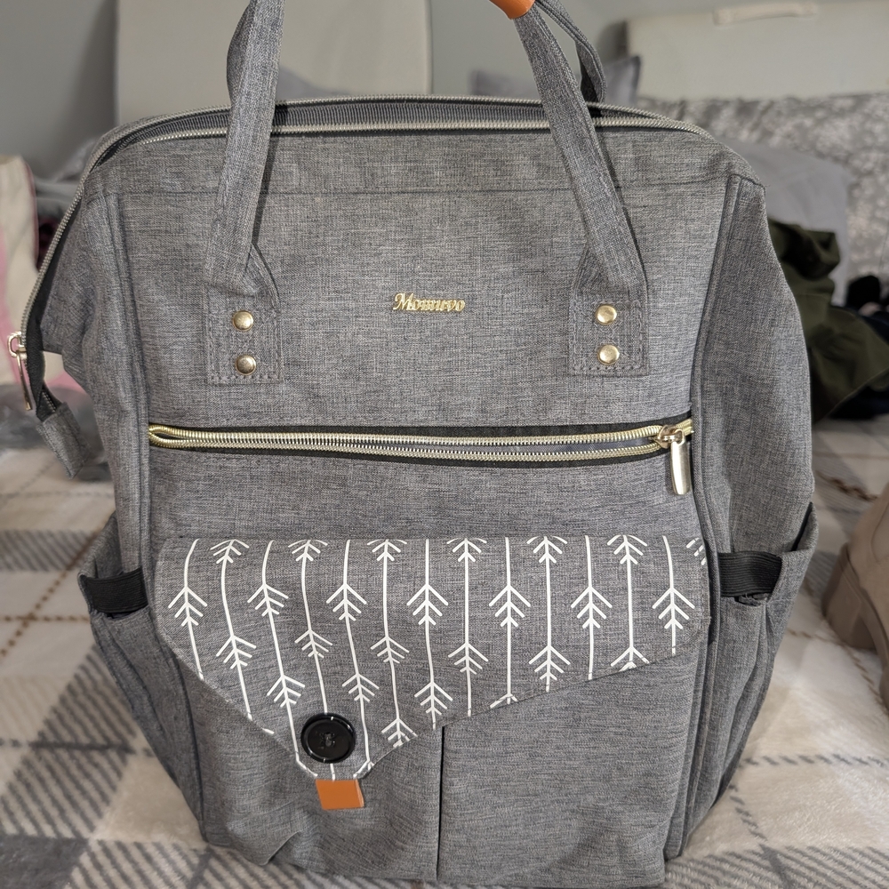 Gray Backpack for Women
